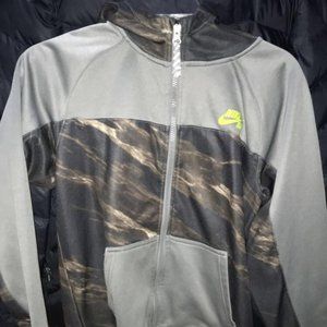 Nike SB gray camo zip up jacket